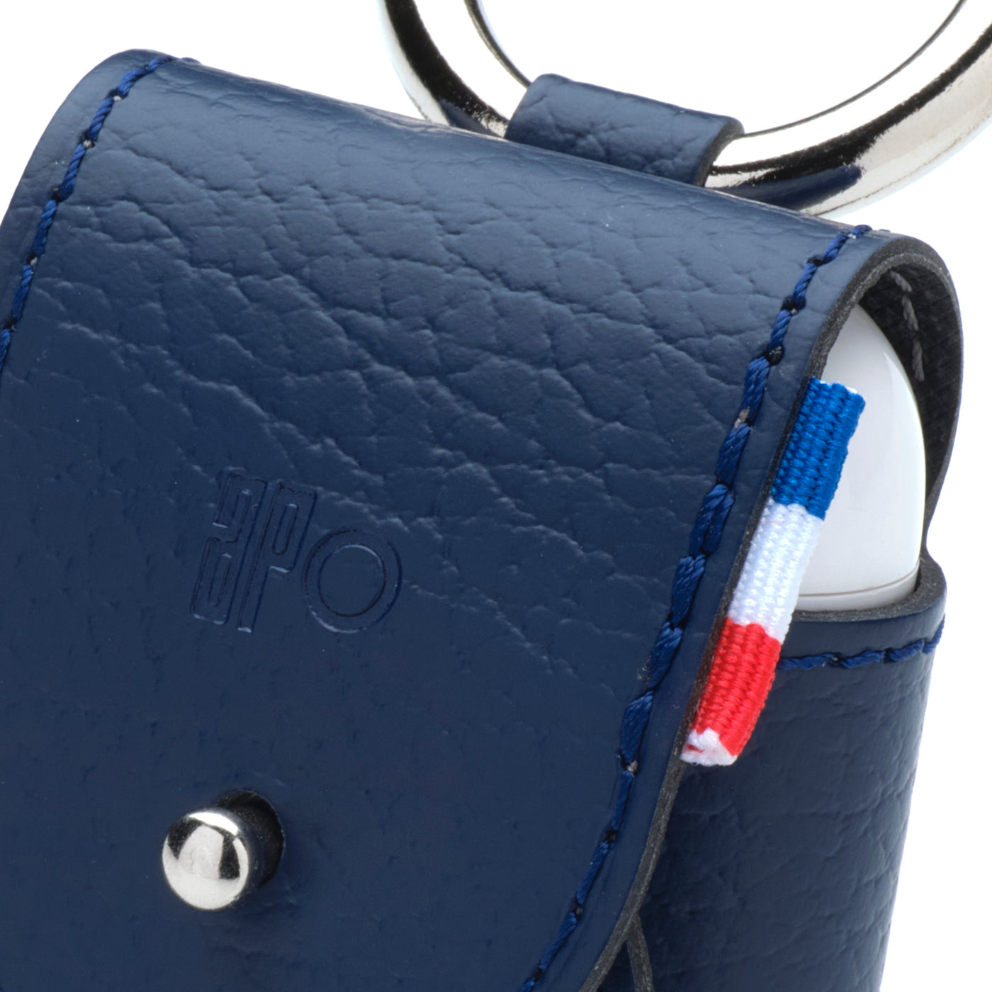 THIB - Étui AirPods 1 & 2 en cuir recyclé - Bleu