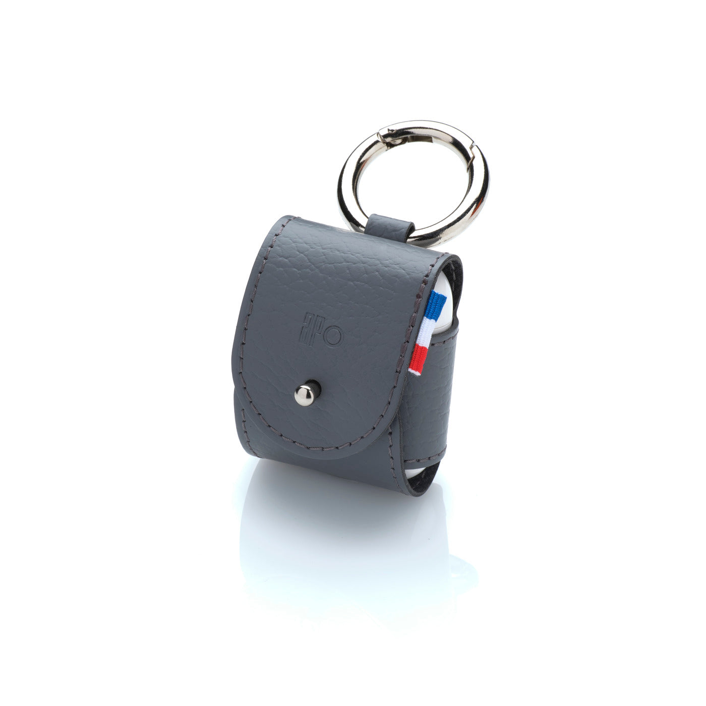 THIB - Étui AirPods 1 & 2 en cuir recyclé - Gris