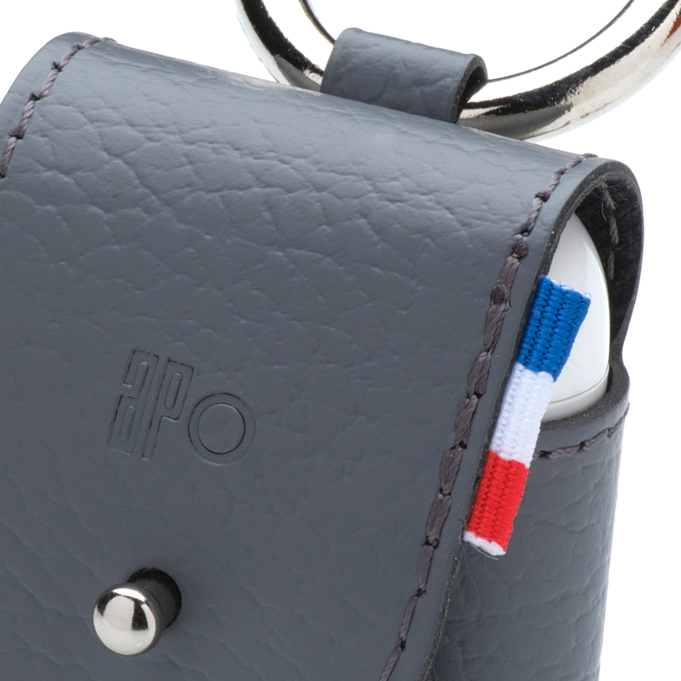 THIB - Étui AirPods 1 & 2 en cuir recyclé - Gris