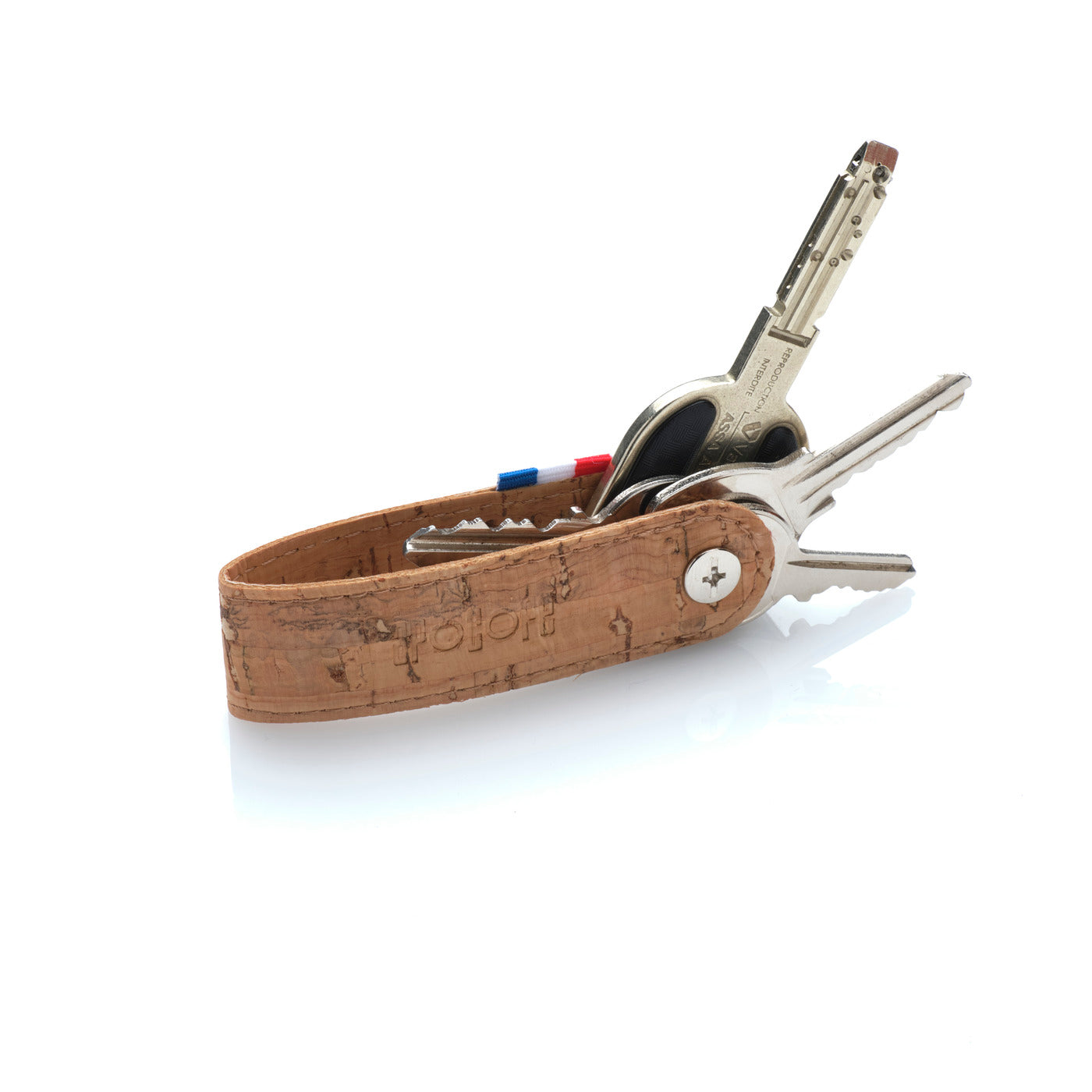 BEN - Porte-clés vis en liège - Naturel