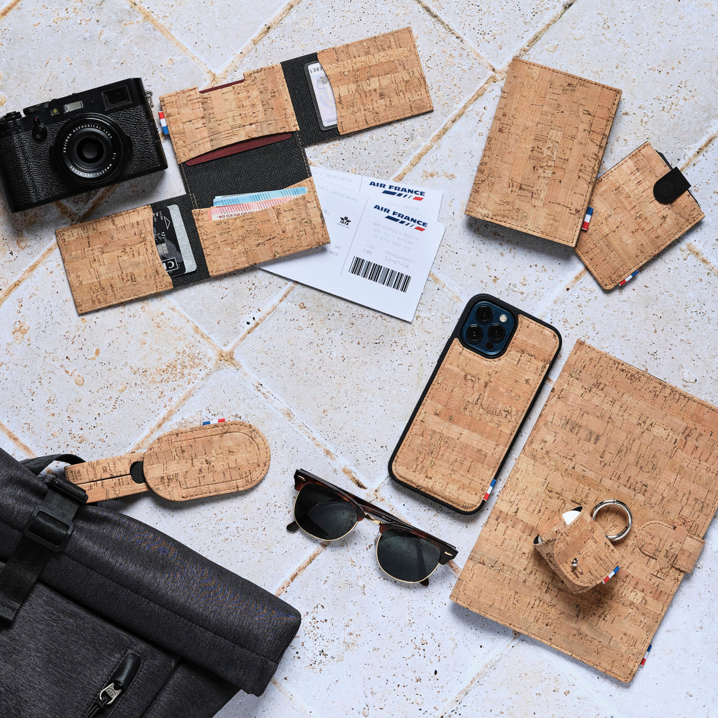 SAM - Coque iPhone 12 Pro Max en liège - Naturel