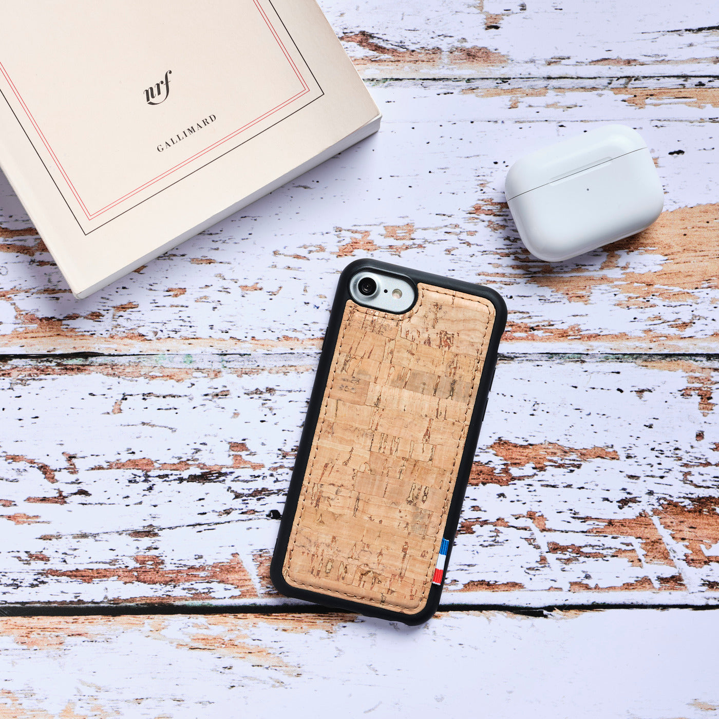 SAM - Coque iPhone SE / 8 / 7 / 6S / 6S/6 en liège - Naturel