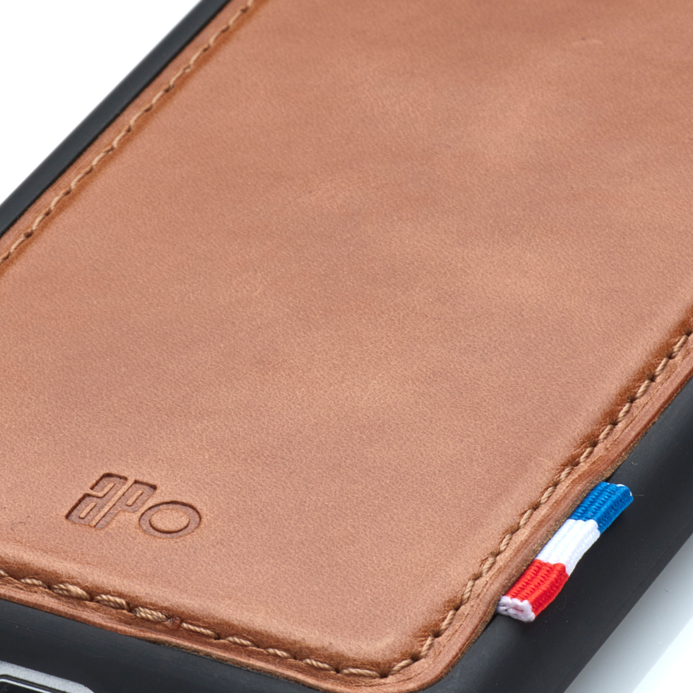 SAM - Coque iPhone SE / 8 / 7 / 6S / 6 en cuir patiné - Cognac