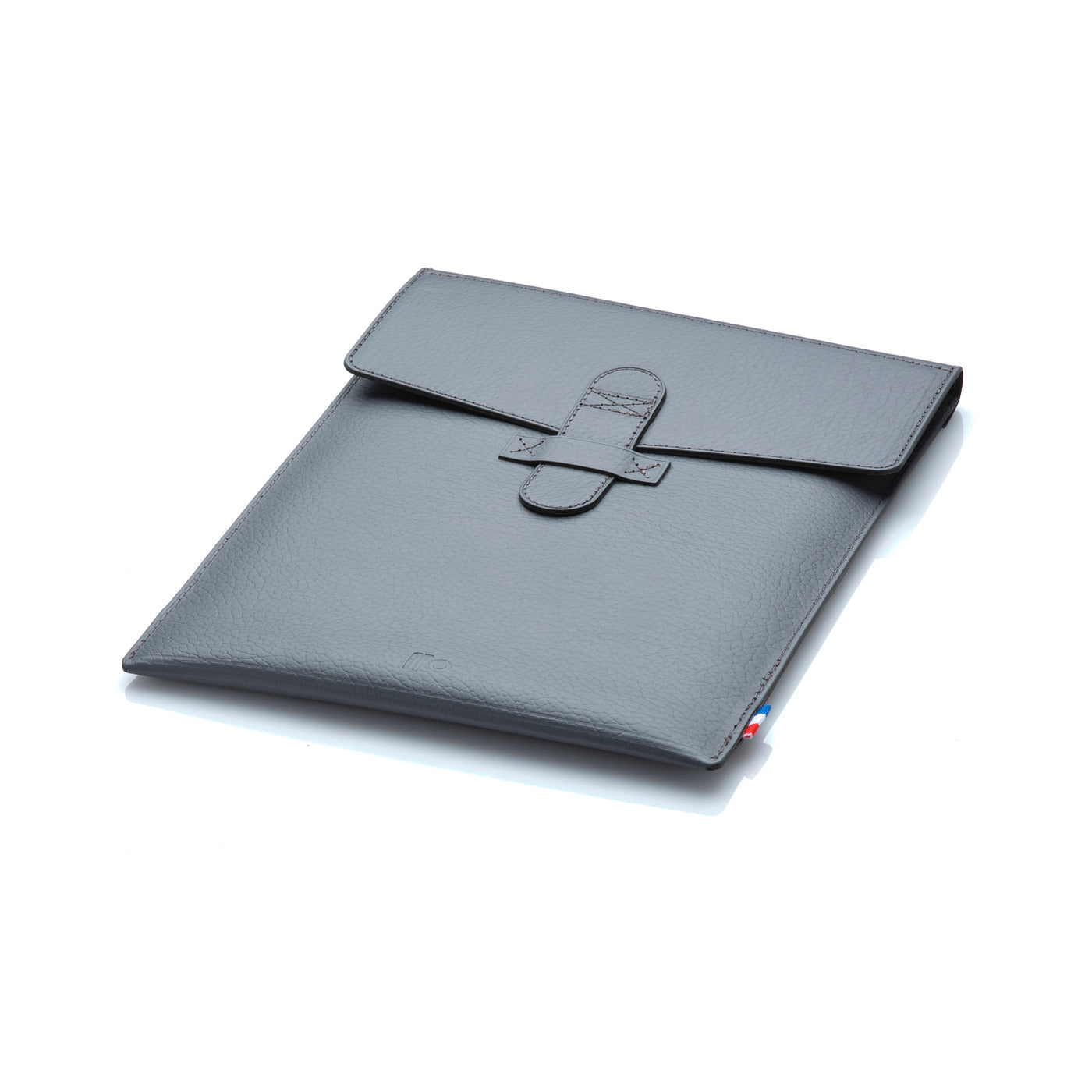 MICH - Housse iPad Air 10,9 / Pro 11" en cuir recyclé - Gris