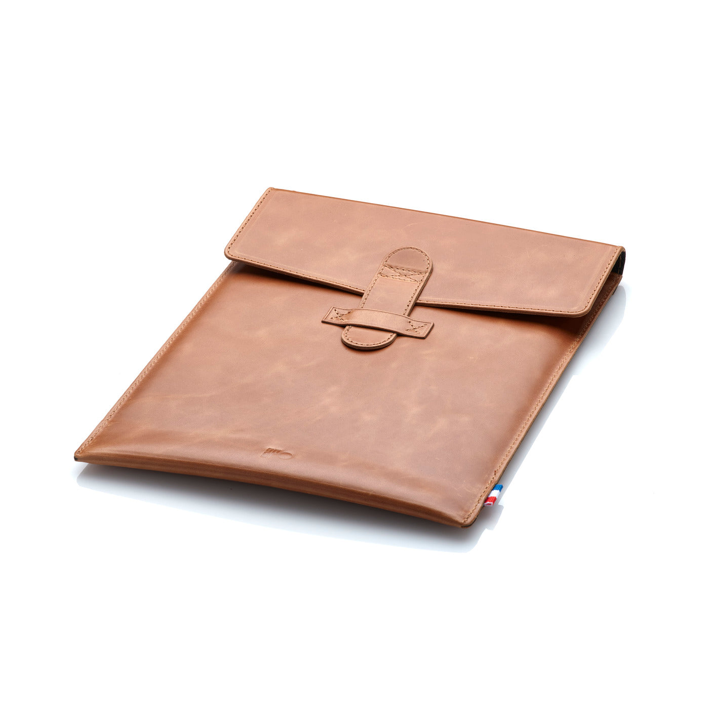 MICH - Housse iPad Air 10,9" / Pro 11" en cuir patiné - Cognac