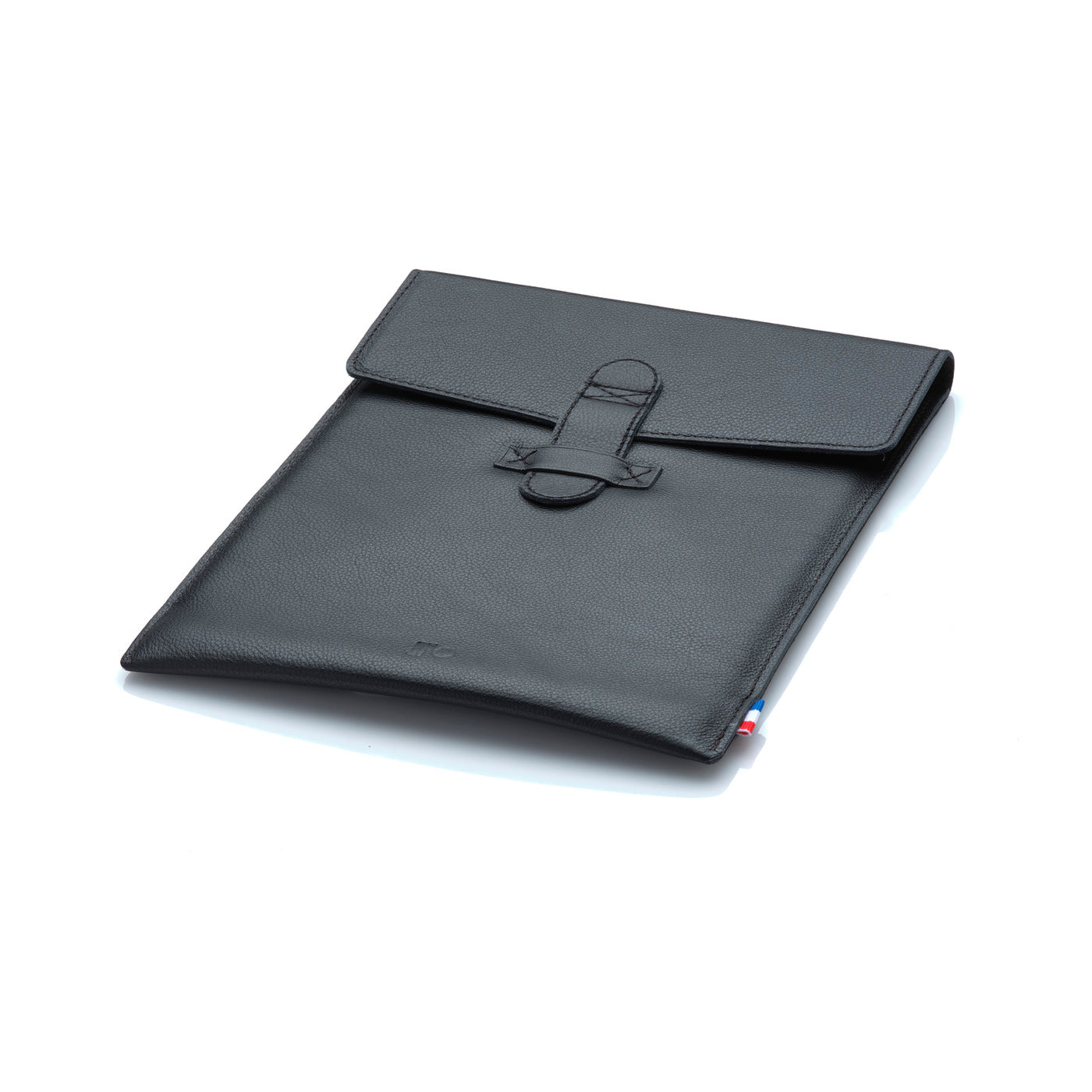 MICH - Housse iPad Air 10,9 / Pro 11" en cuir grainé - noir