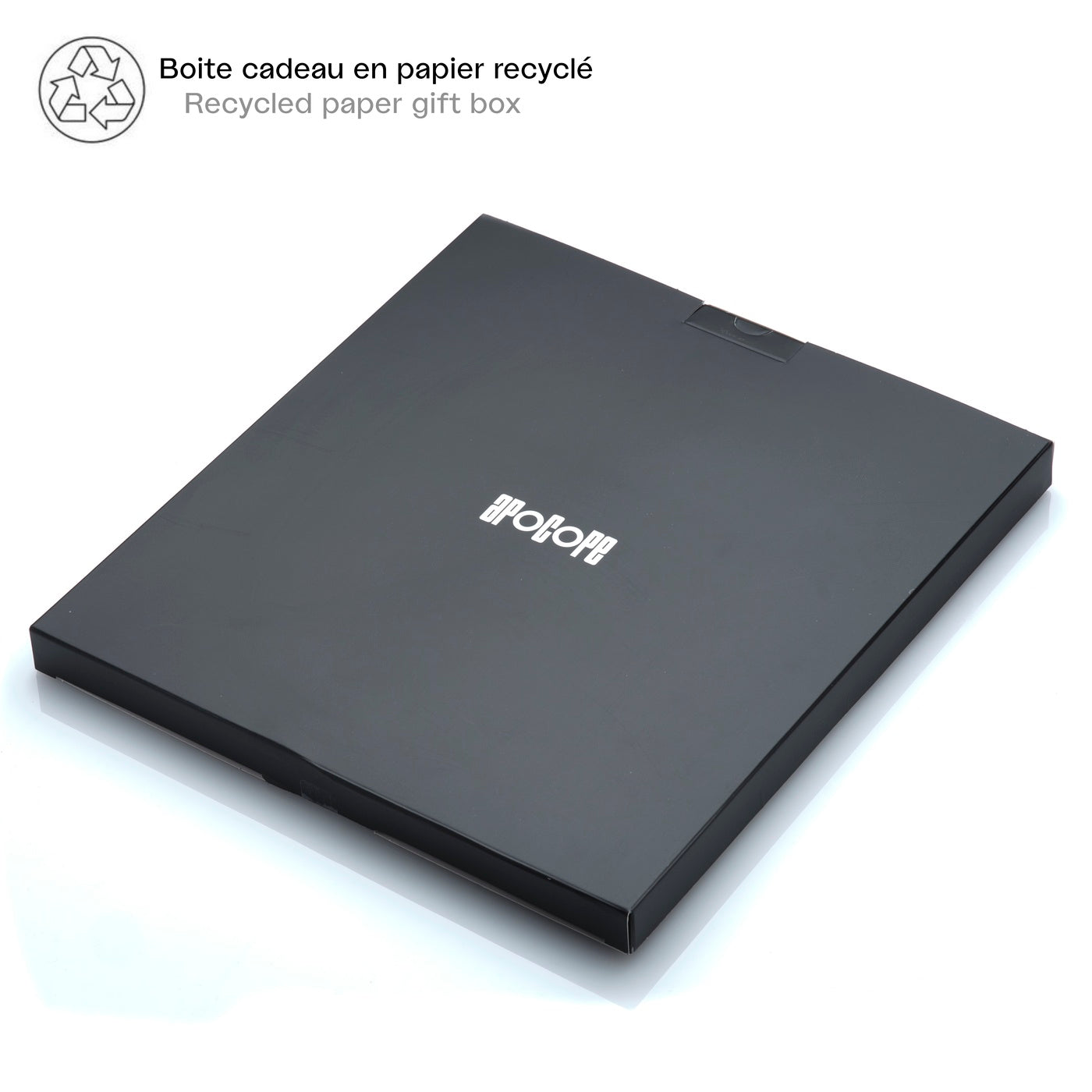 MICH - Housse iPad Air 10,9 / Pro 11" en cuir grainé - noir