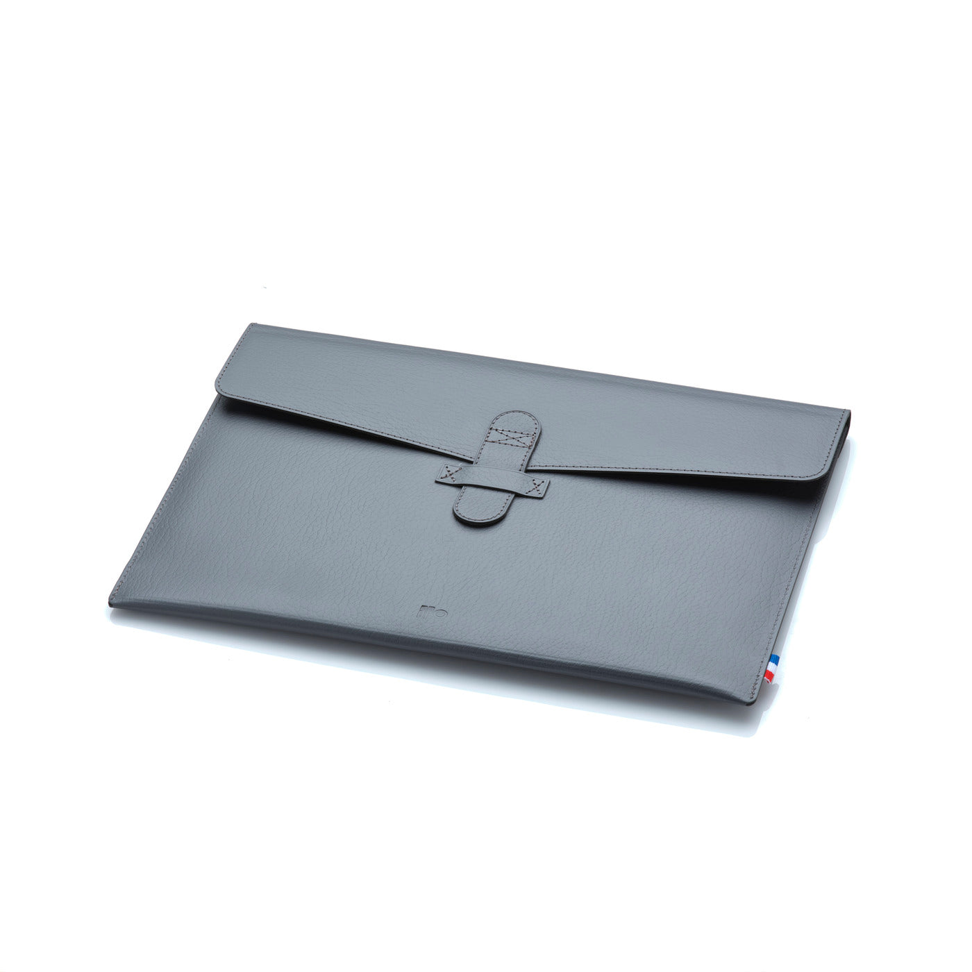 NAT - Housse MacBook Pro 13" / Air 13" en cuir recyclé - Gris