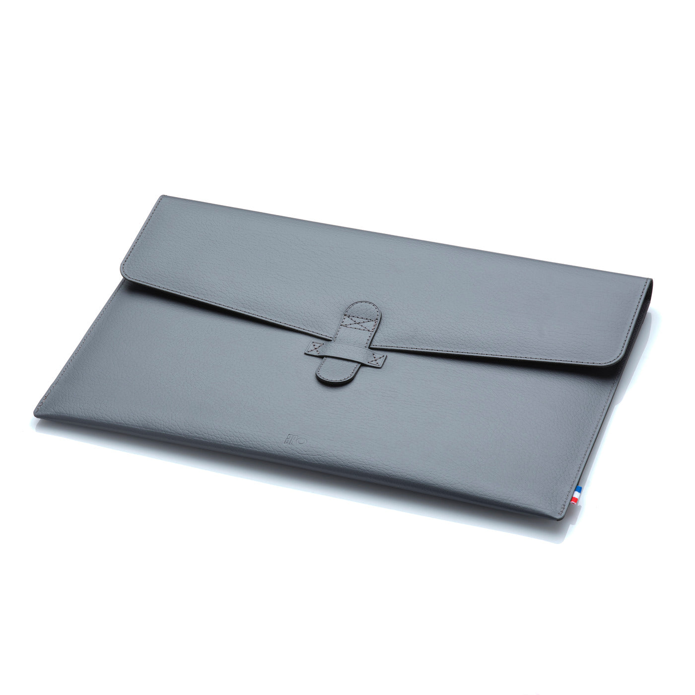 NAT - Housse MacBook Pro 16" / 15" en cuir recyclé - Gris