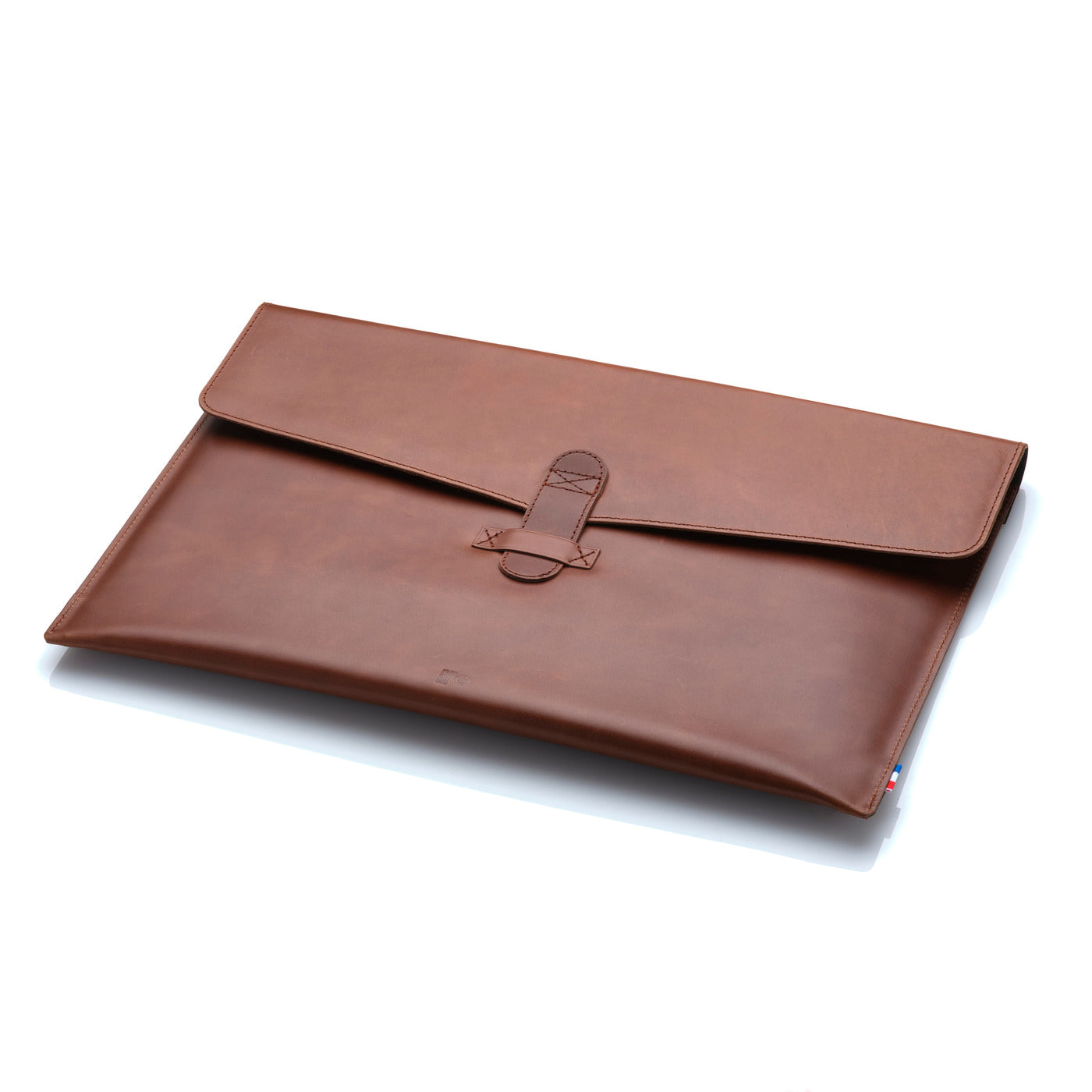 NAT - Housse MacBook Pro 16" / 15" en cuir patiné - Chocolat