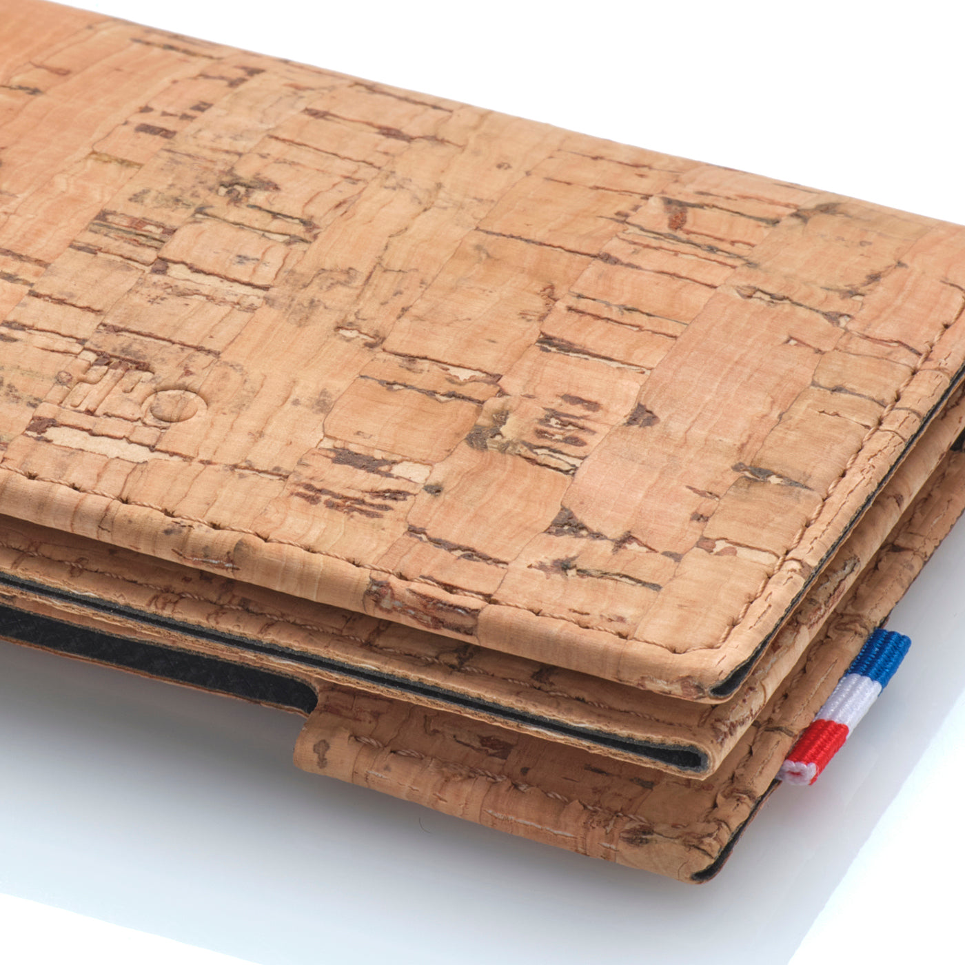 SEB - Porte-cartes folio 1 volet en liège - Naturel