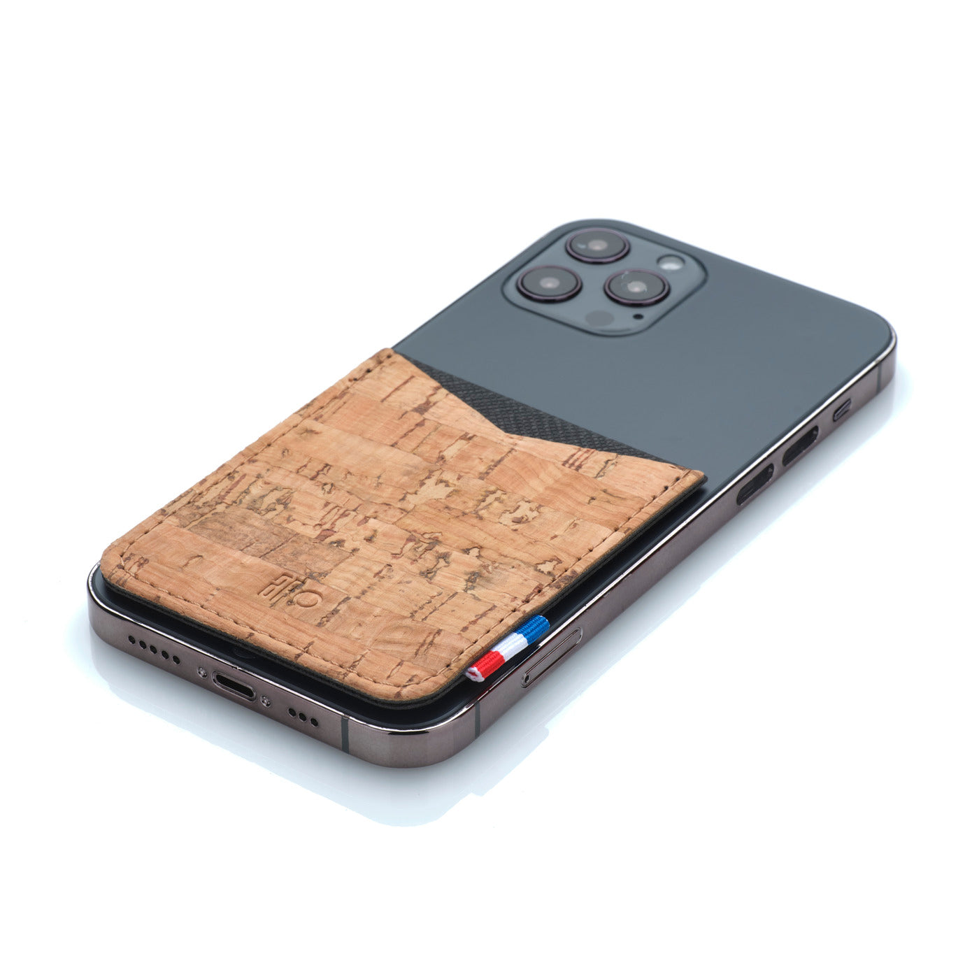 RAPH - Porte-cartes adhésif pour smartphone en liège - Naturel