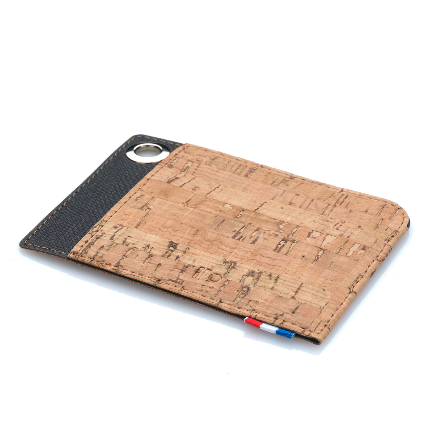 MAT - Porte-cartes horizontal à poche en liège - Naturel