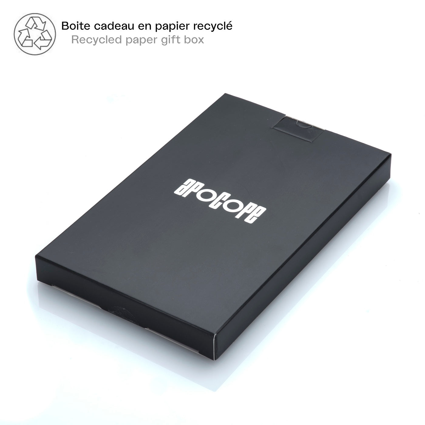 JOCE - Porte-cartes vertical à poche en cuir patiné - Cognac