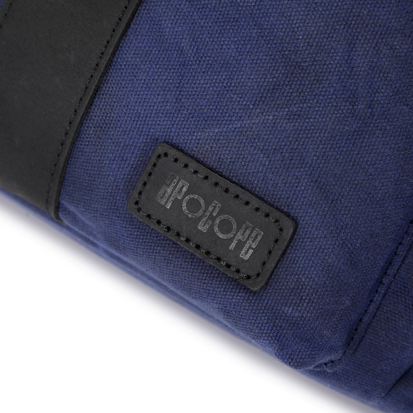 ALI - Sac à dos en cuir véritable et toile enduite - Bleu