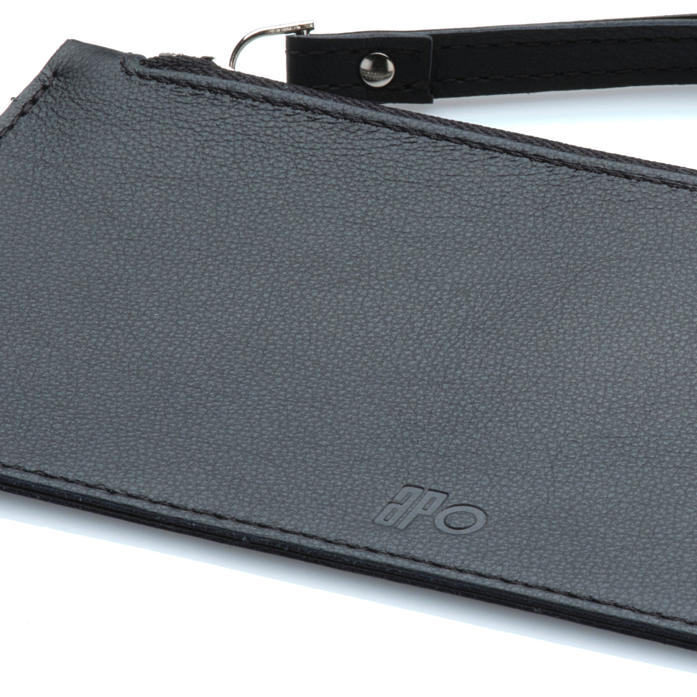 NICO - Trousse en cuir grainé - noir