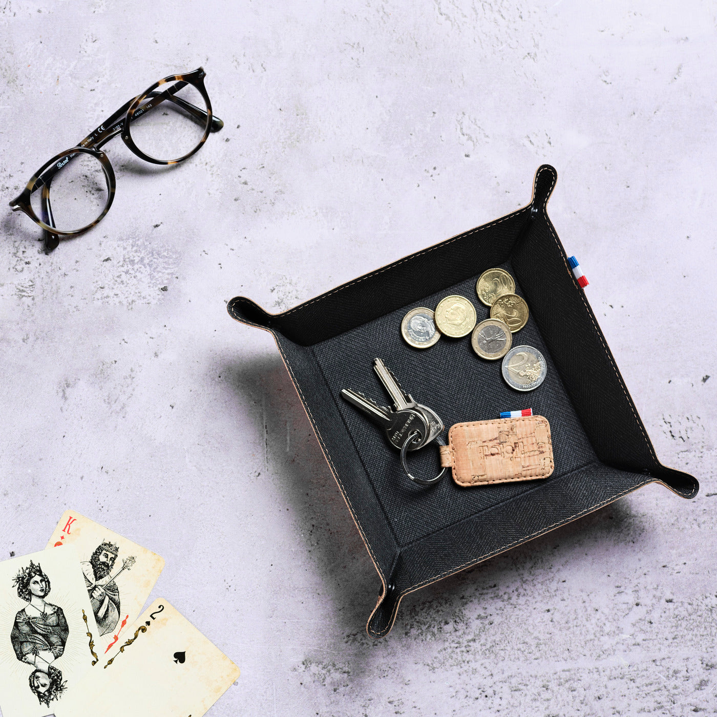 ZACH - Vide-poches en liège - Naturel