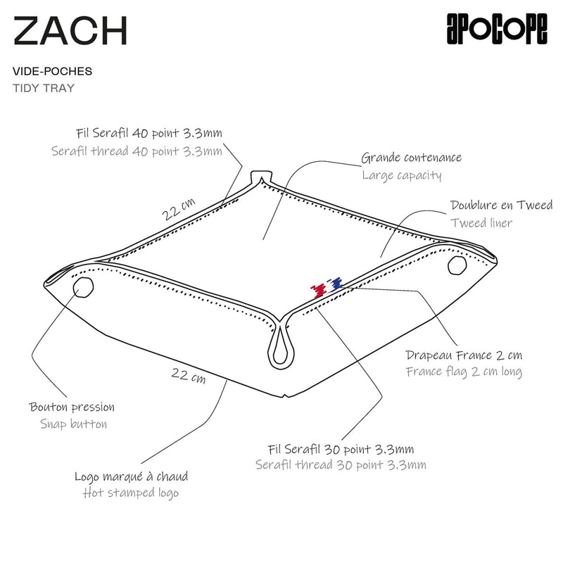ZACH - Vide-poches en liège - Naturel